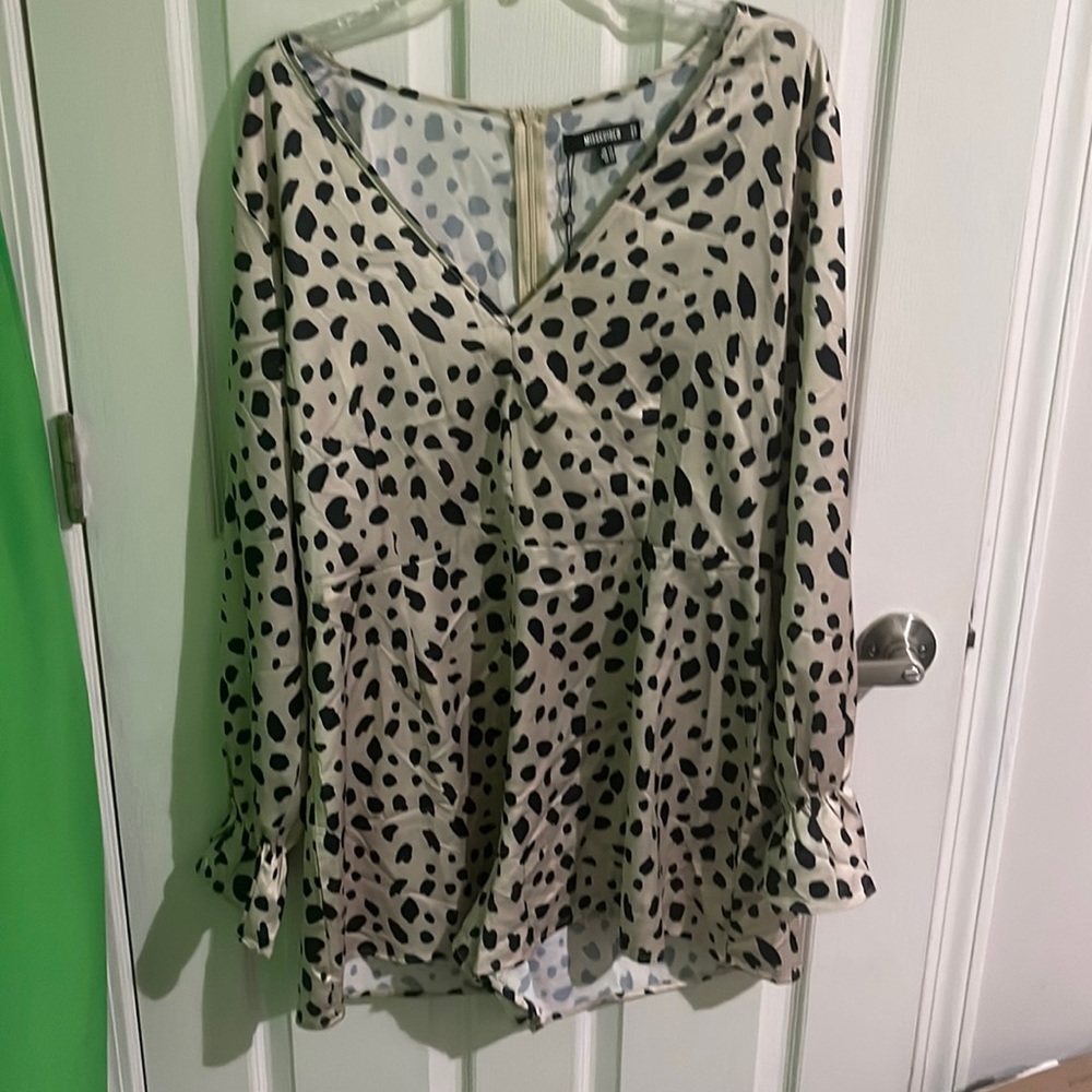 Missguided Long Sleeve Romper